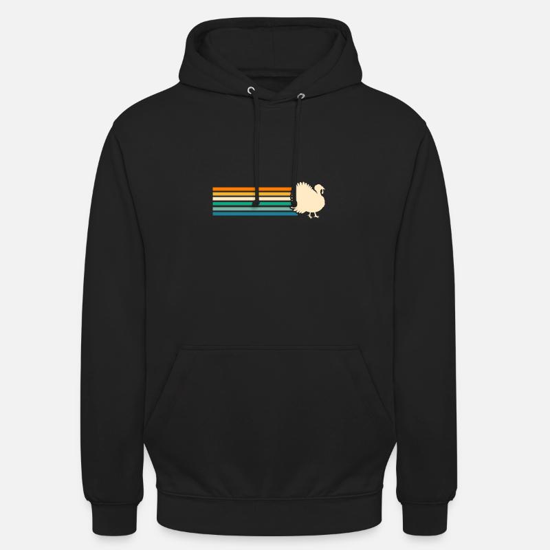 Chickens Rooster Turkey - Unisex Hoodie - black