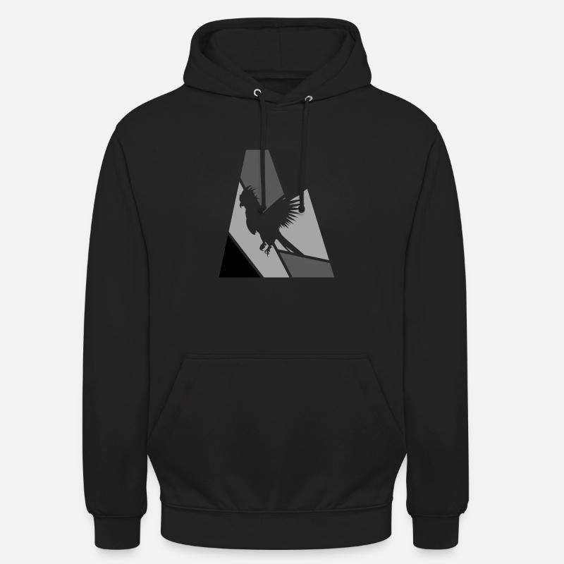 Cacatoès Oiseau Cacatoès - Sweat-shirt à capuche unisexe - noir