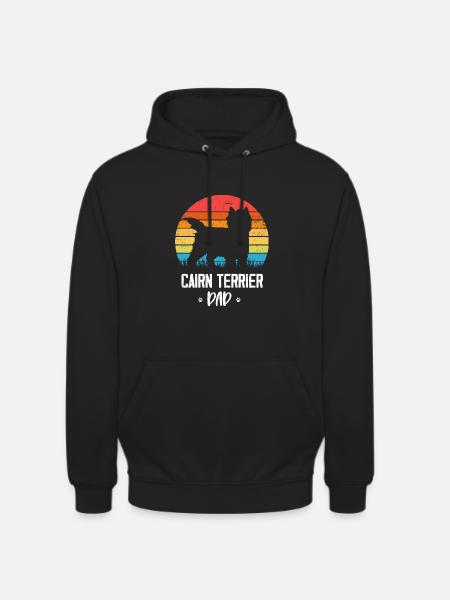 Cairn Terrier - Sweat-shirt à capuche unisexe - noir