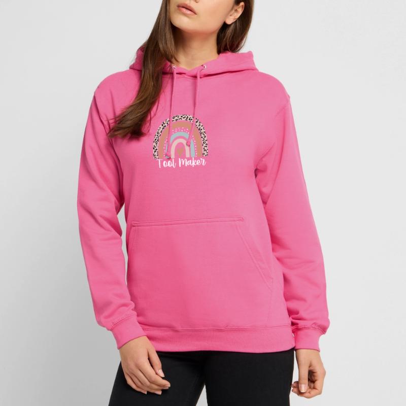 tool maker toolmaking Tool Maker Rainbow Leopard F Unisex Hoodie