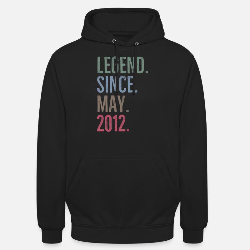 Legend Since May 2012 - Unisex Hoodie - black