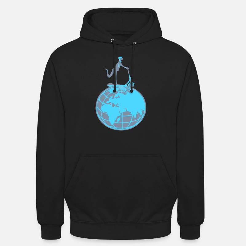 trottinette Kick scooter trip - Sweat-shirt à capuche unisexe - noir