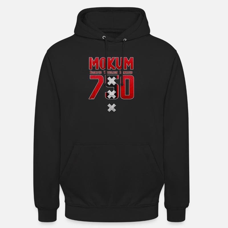 Amsterdam 750 HVB - Felpa con cappuccio unisex - nero