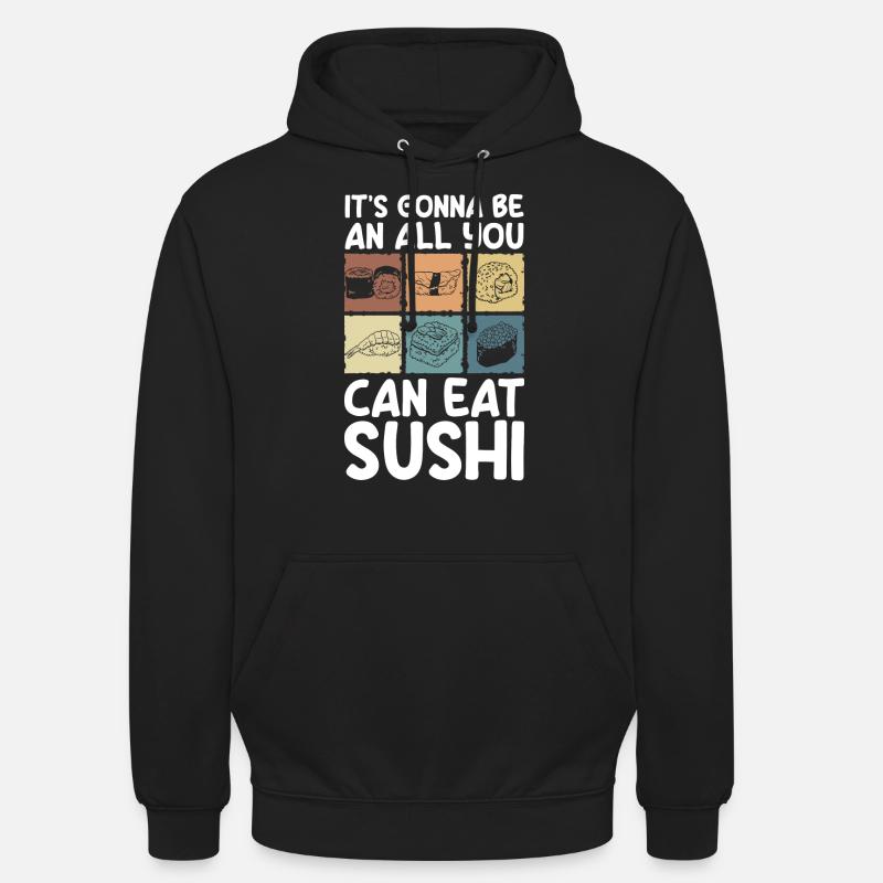 Comptoir buffet libre-service gourmand - Sweat-shirt à capuche unisexe - noir