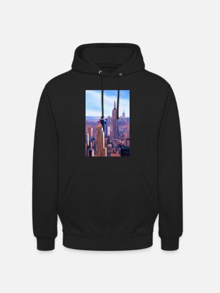 New York City Skyline - Unisex Hoodie - black