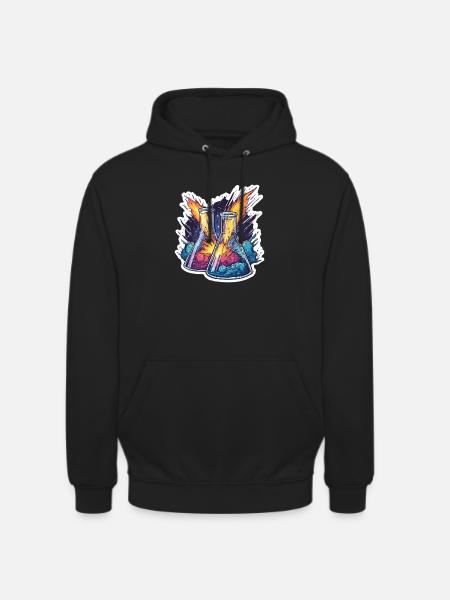Lab Geek Bildungsquadrantid Meteorstrom-Erlebnis - Unisex Hoodie - Schwarz