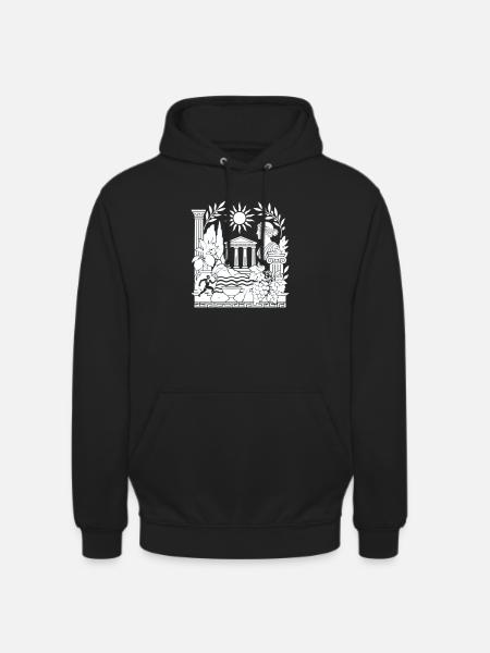 Ancient Greek Mythology - Unisex Hoodie - black