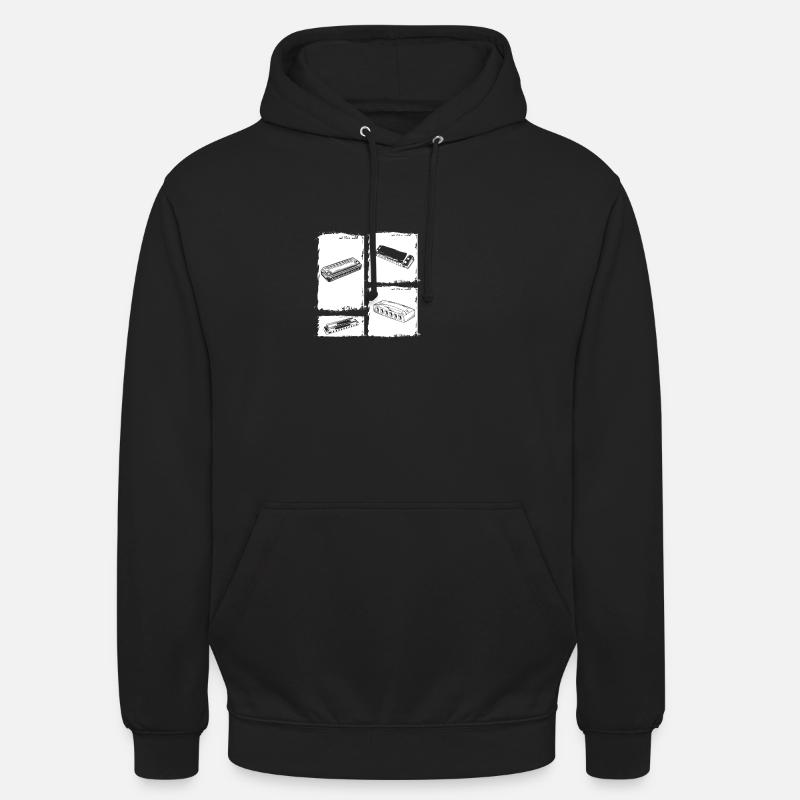 Harmonica Harmonica - Sweat-shirt à capuche unisexe - noir