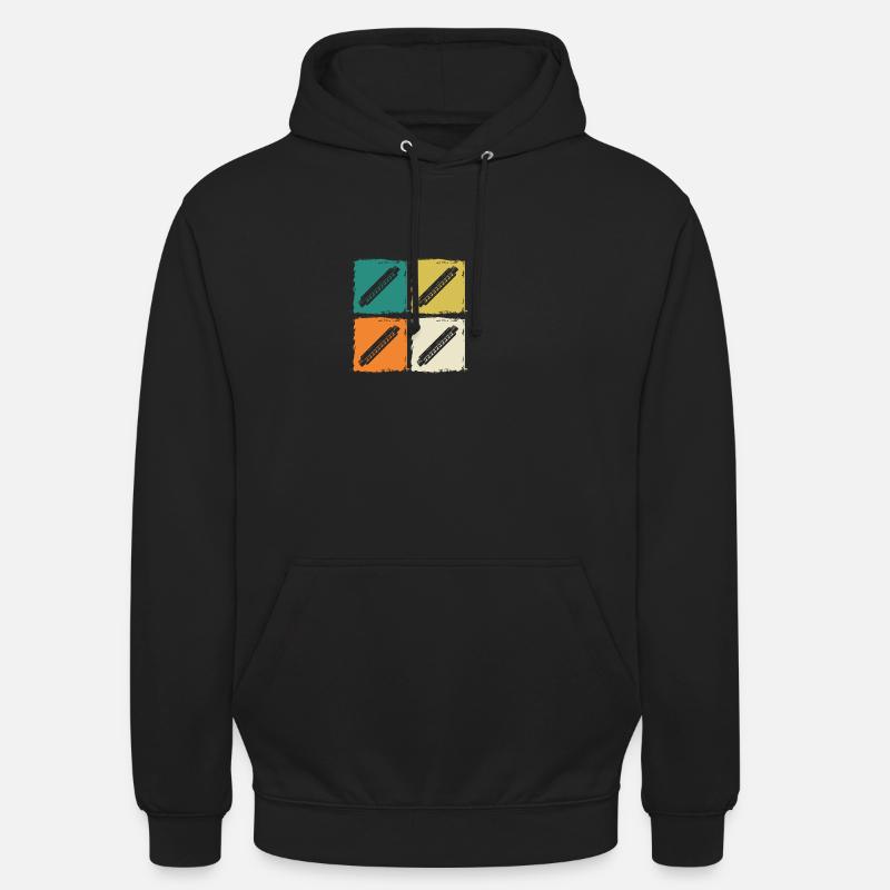 Harmonica Harmonica - Sweat-shirt à capuche unisexe - noir