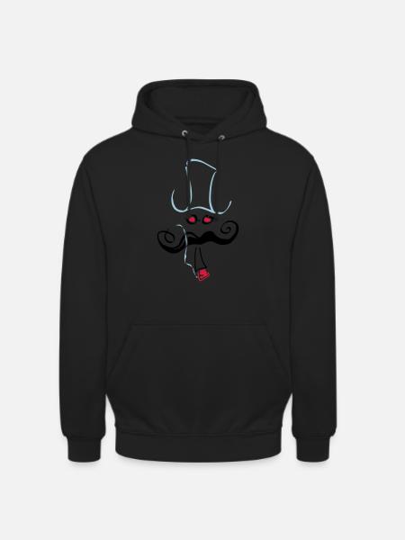 hipster_13.ai - Unisex Hoodie - Schwarz