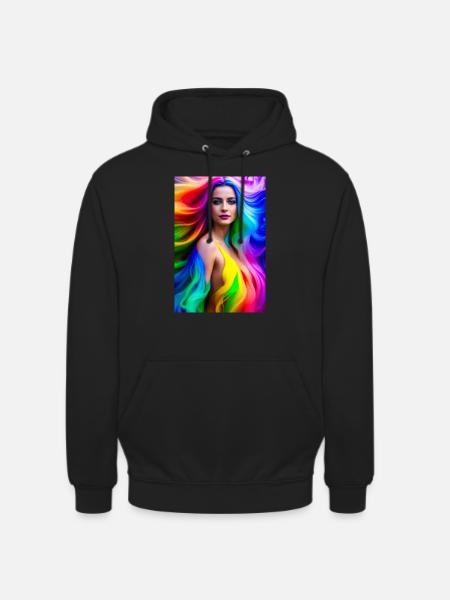 Neon Beauty 4 - Unisex Hoodie - black
