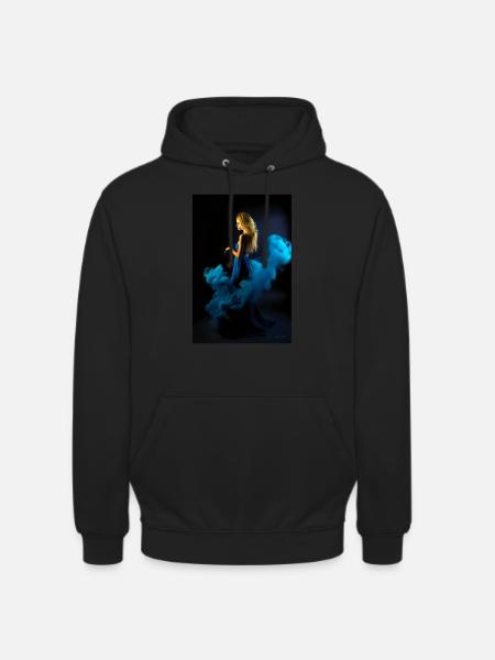 Beauté bleue 4 - Sweat-shirt à capuche unisexe - noir