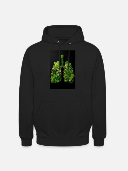 Green Lungs of Nature - Unisex Hoodie - black