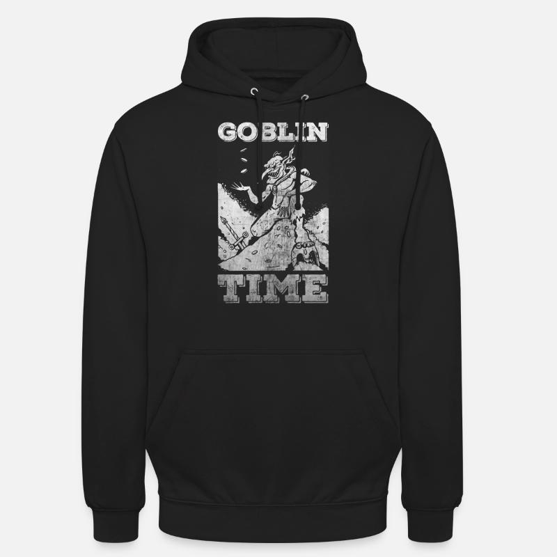 Funny Medieval Creature Goblin - Unisex Hoodie - black
