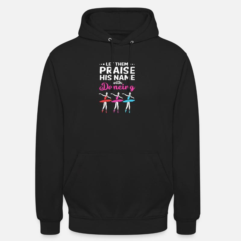 Danseuse de ballet - Sweat-shirt à capuche unisexe - noir
