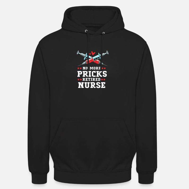 Pension d’infirmière - Sweat-shirt à capuche unisexe - noir