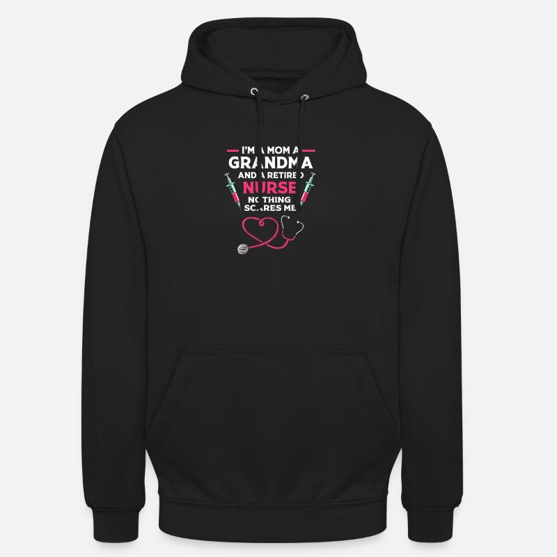 Pension d’infirmière - Sweat-shirt à capuche unisexe - noir