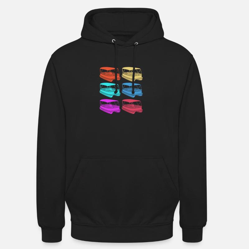 Pontonboot Boot Boote - Unisex Hoodie - Schwarz