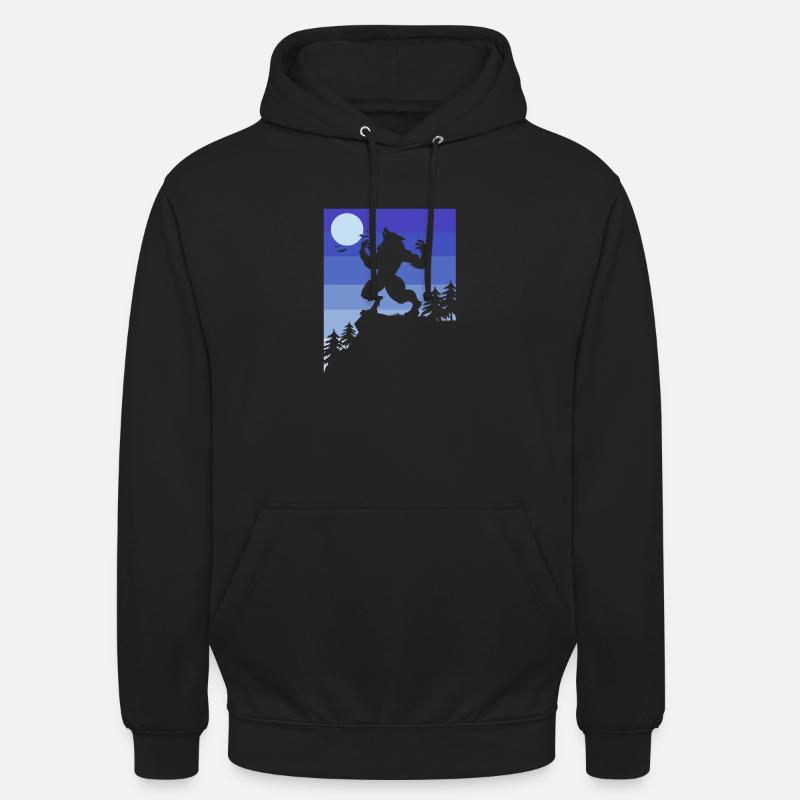 Werwolf - Unisex Hoodie - Schwarz