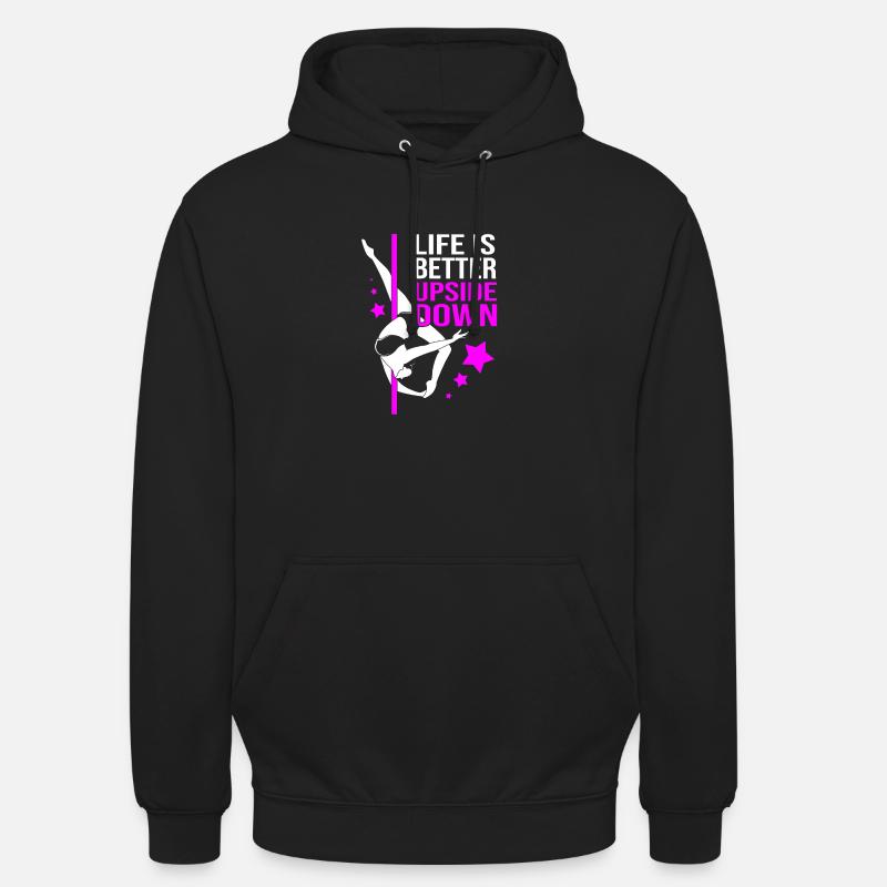 Pole Dance - Sweat-shirt à capuche unisexe - noir