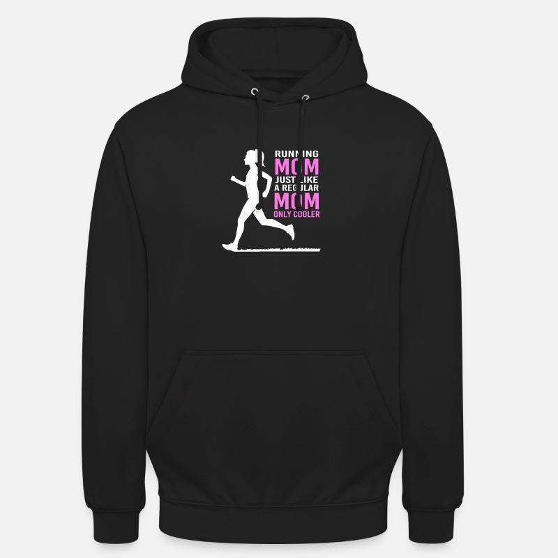 Trail running - Sweat-shirt à capuche unisexe - noir