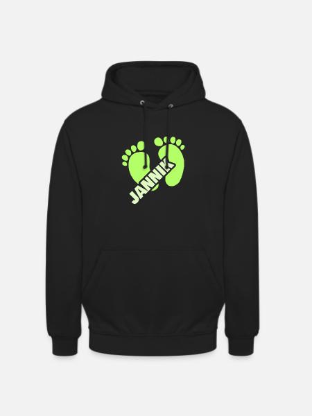 Bébé Jannik - Sweat-shirt à capuche unisexe - noir