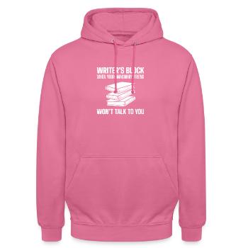 Author - Unisex Hoodie - pink - Front - Alina (178cm) & Michal (187cm)