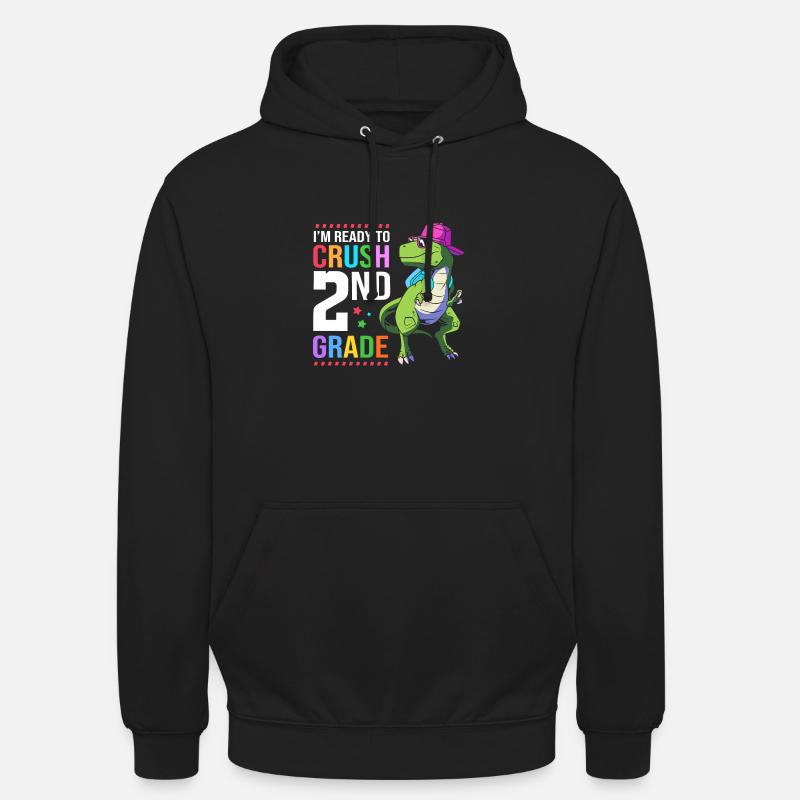 2e année - Sweat-shirt à capuche unisexe - noir