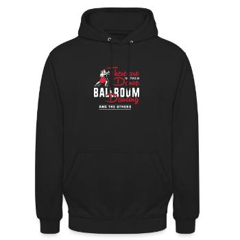 Walzer Paartanz - Unisex Hoodie - Schwarz - Vorne - Alina (178cm) & Michal (187cm)