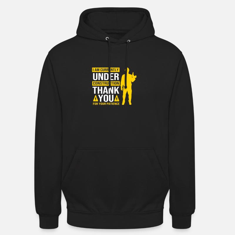 Construction worker construction site - Unisex Hoodie - black