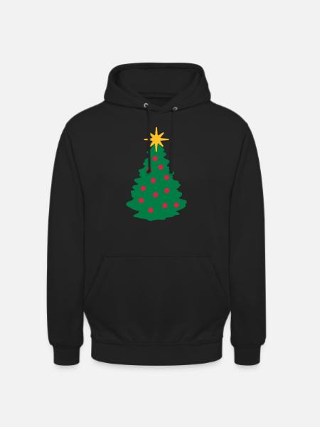 Christmas Tree - Unisex Hoodie - black