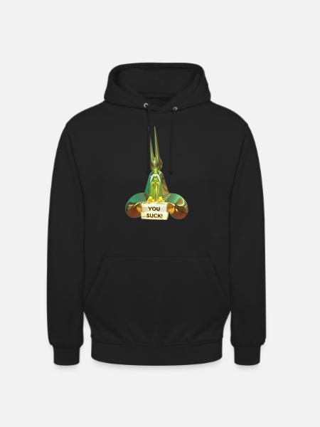 Trophée pour le perdant ! - Sweat-shirt à capuche unisexe - noir