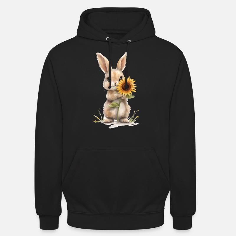 Elefant - Unisex Hoodie - Schwarz