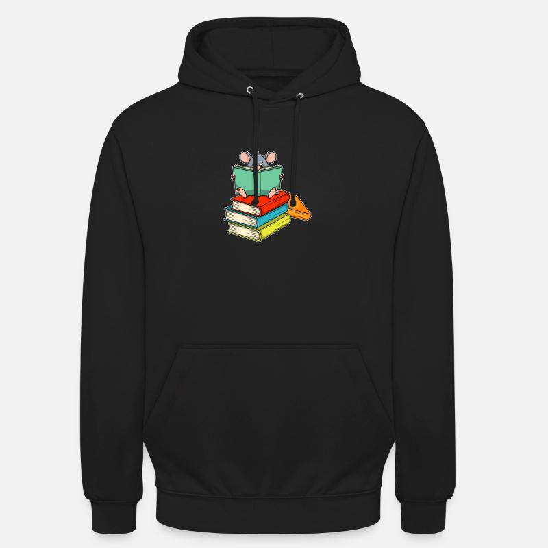 Reading Fox Bookworm Weihnachtsgeschenkidee - Unisex Hoodie - Schwarz