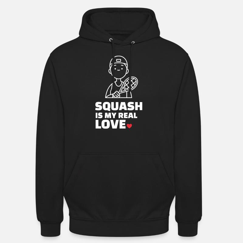Ich Liebe Squash - Unisex Hoodie - Schwarz