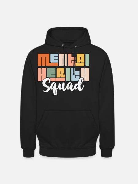 Mental Health Squad - Unisex Hoodie - black