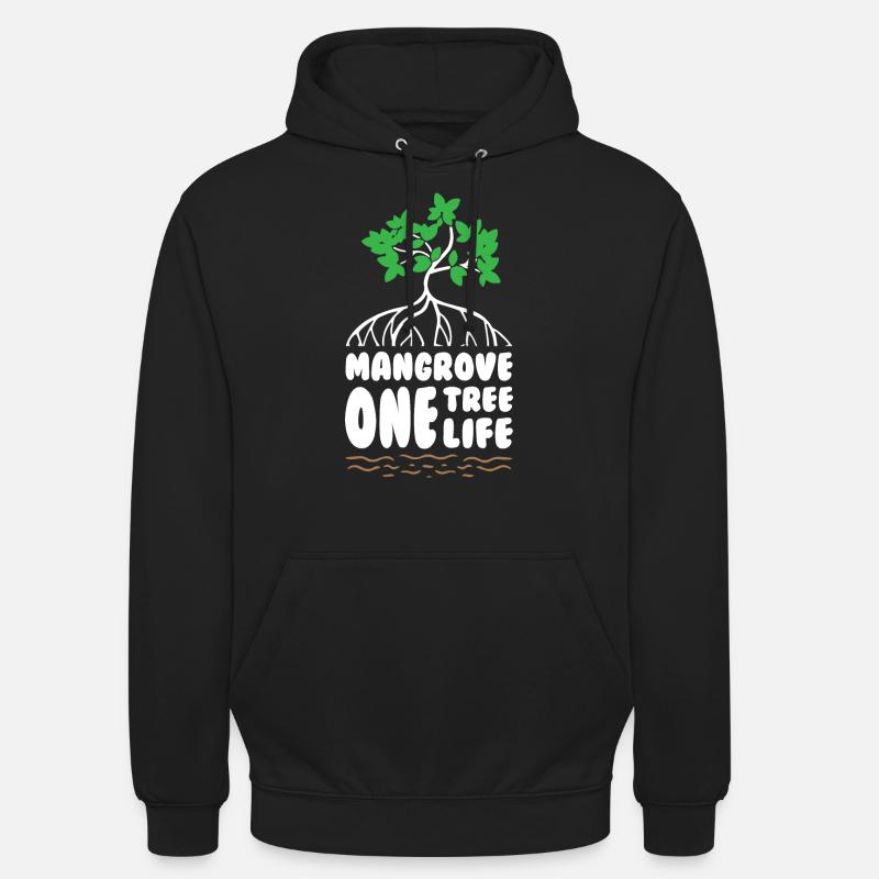 Mangrove One Tree One Life - Unisex Hoodie - Schwarz