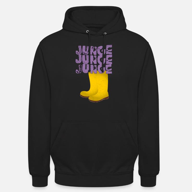 Junge Junge Junge - Unisex Hoodie - Schwarz