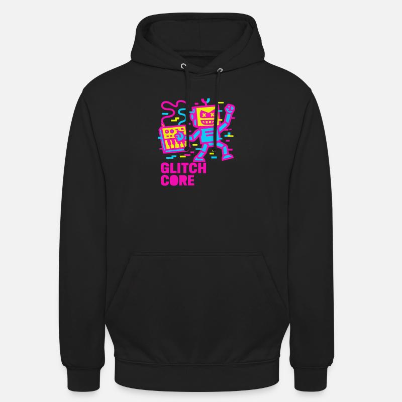 Glitchcore ! - Sweat-shirt à capuche unisexe - noir