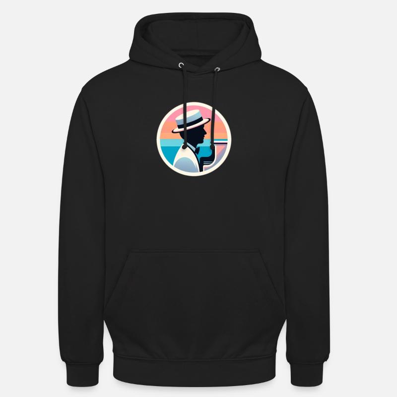 Palette Pastel Pianissimo - Sweat-shirt à capuche unisexe - noir