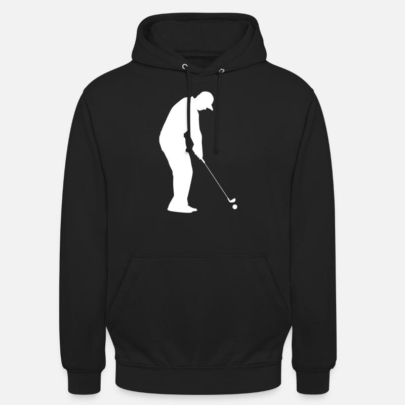 Golf Golfer Golfspieler Golfplatz - Unisex Hoodie - Schwarz