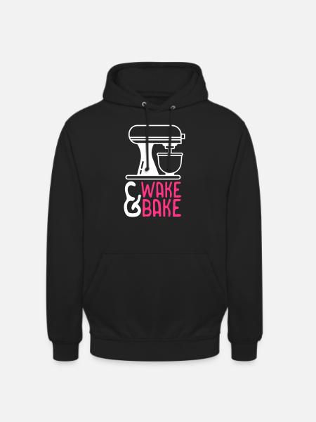Wake and Bake - Unisex Hoodie - black