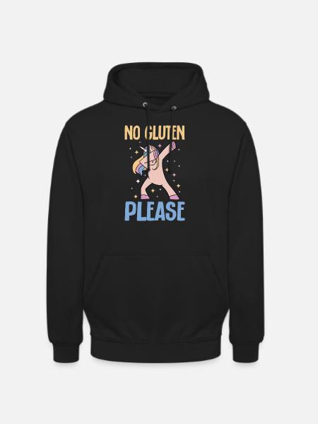 Gluten Free Gluten Intolerance - Unisex Hoodie - black