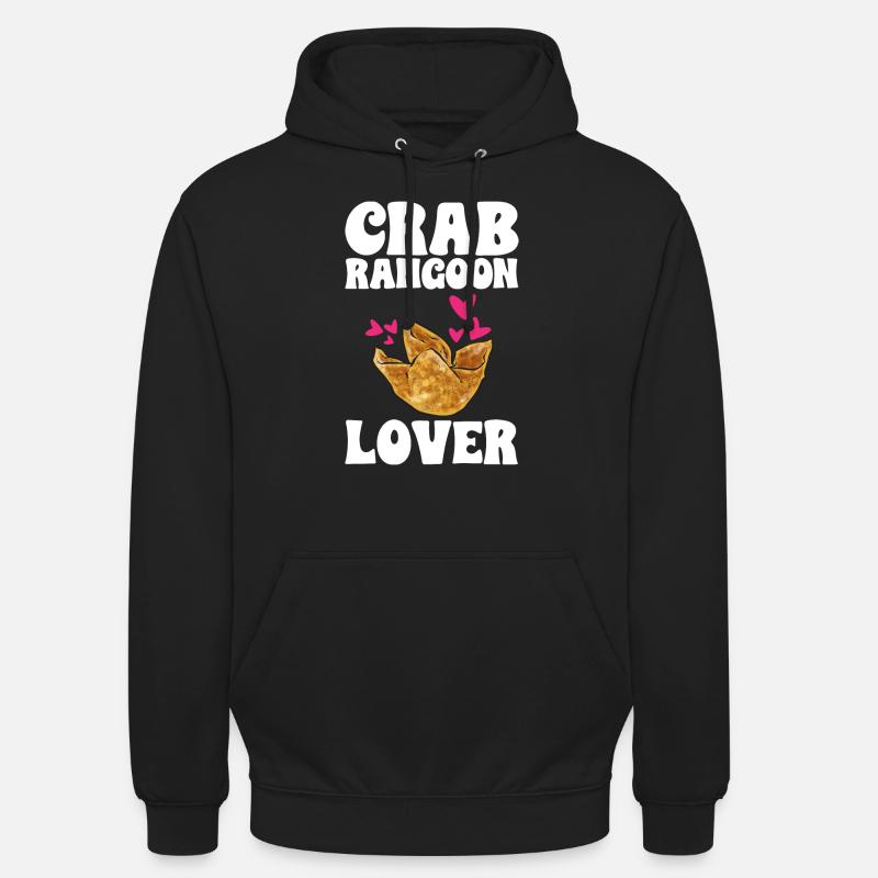 Krabben Rangoon Crab Rangoon - Unisex Hoodie - Schwarz