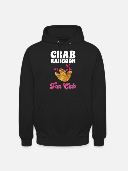 Krabben Rangoon Crab Rangoon - Unisex Hoodie - Schwarz