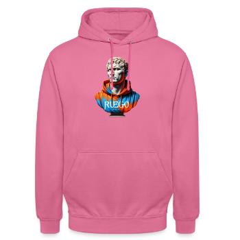 Gaius Iulius Caesar - Unisex Hoodie - Pink - Vorne - Alina (178cm) & Michal (187cm)
