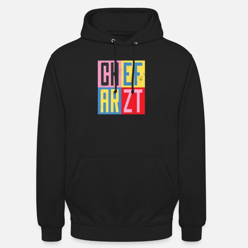 Responsable du design - Sweat-shirt à capuche unisexe - noir