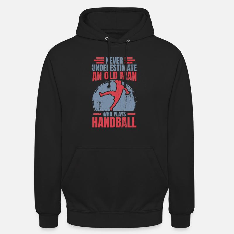 Håndbold bedstefar - Hættetrøje unisex - sort