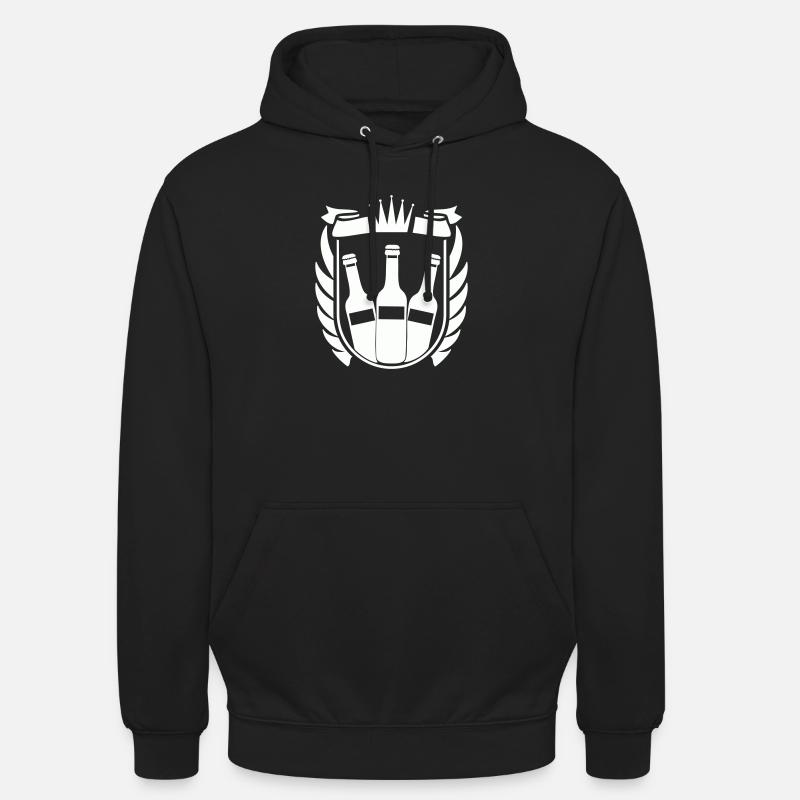 Bier Wappen - Unisex Hoodie - Schwarz