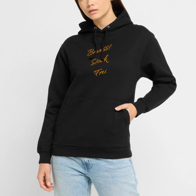 Bewusst. Stark. Frei. – Mindset Statement Unisex Hoodie